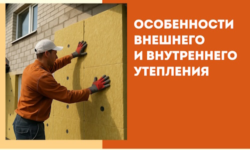 Какие особенности внешнего и внутреннего утепления в Новотроицке