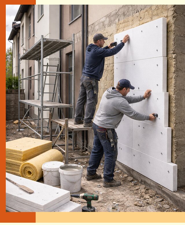 Утепление таунхауса с гарантией комфорта в Новотроицке