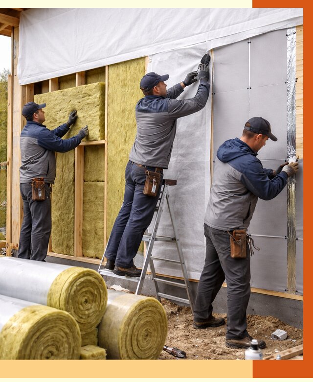 Утепление каркасного дома в Новотроицке от 4397 руб./м2 — профессионально | ТепломастерНвт