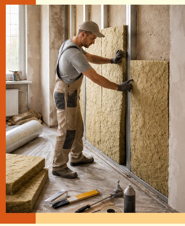 Утепление квартиры в Новотроицке — комплексная теплоизоляция стен и полов