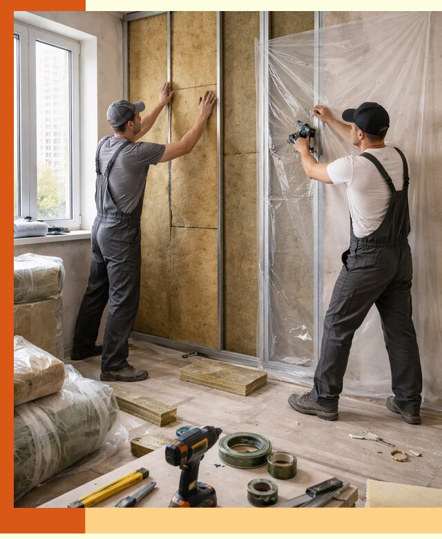 Утепление квартиры изнутри профессионально в Новотроицке