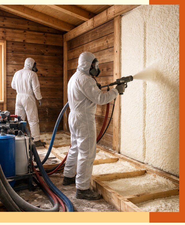 Утепление бани ппу в Новотроицке под ключ от 4397 руб./м2 | ТепломастерНвт - напыление и монтаж ппу