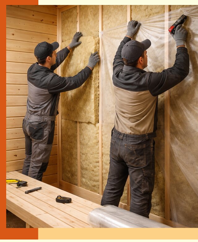 Профессиональное утепление сауны в Новотроицке с гарантиями качества