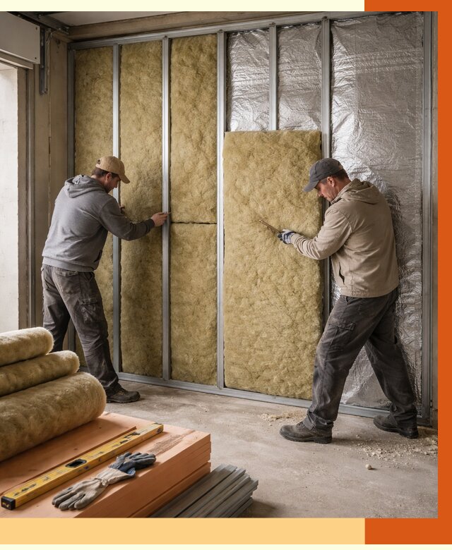 Утепление гаража изнутри в Новотроицке от 7851 руб/м2 — работы и цена | ТепломастерНвт