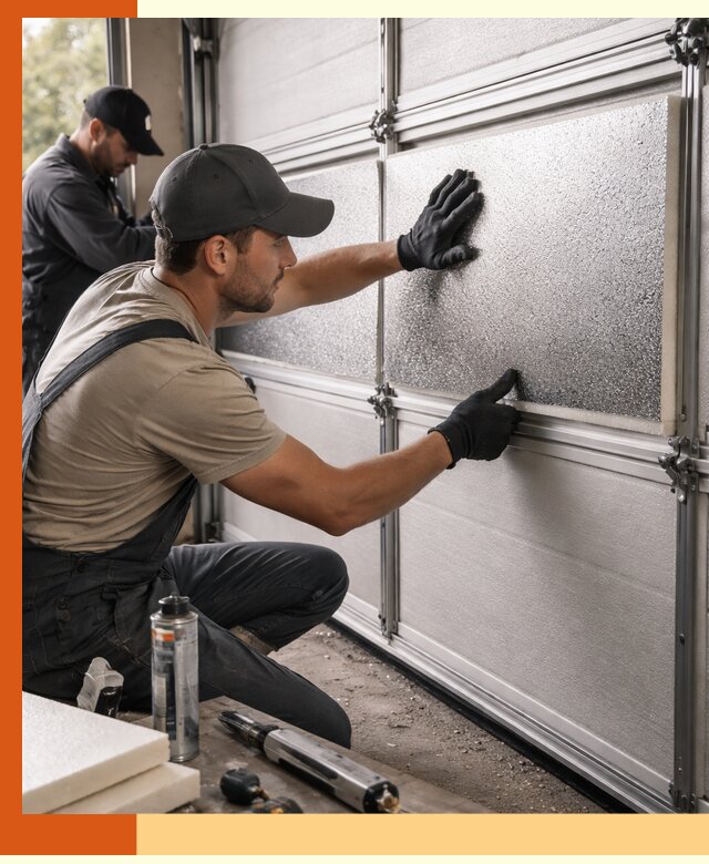 Утепление гаражных ворот в Новотроицке качественно и надежно