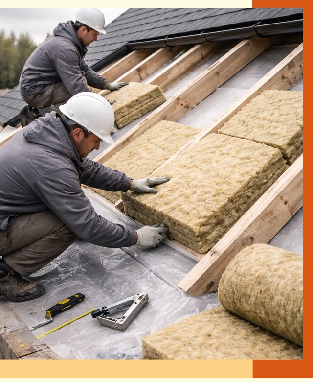 Утепление крыши в Новотроицке от 1937 руб./м2 — комплексное утепление кровли | ТепломастерНвт