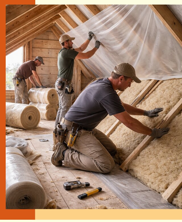 Утепление крыши изнутри в Новотроицке: профессионально и надежно