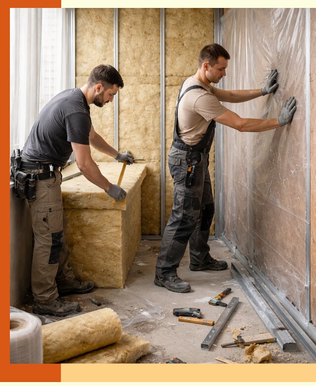 Профессиональное утепление лоджии в Новотроицке эффективно и надежно