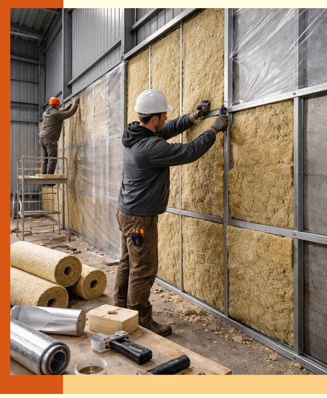 Утепление ангара в Новотроицке — профессиональная теплоизоляция помещений