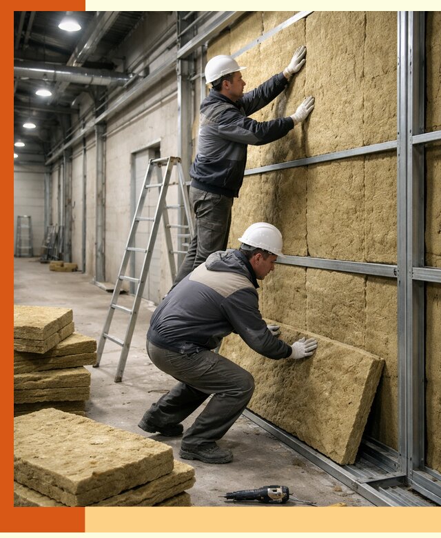 Утепление цеха под ключ в Новотроицке с гарантией качества