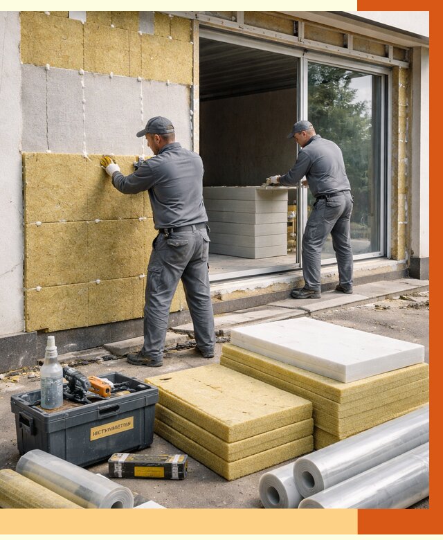 Утепление торгового павильона в Новотроицке от 15179 руб./м² под ключ | ТепломастерНвт