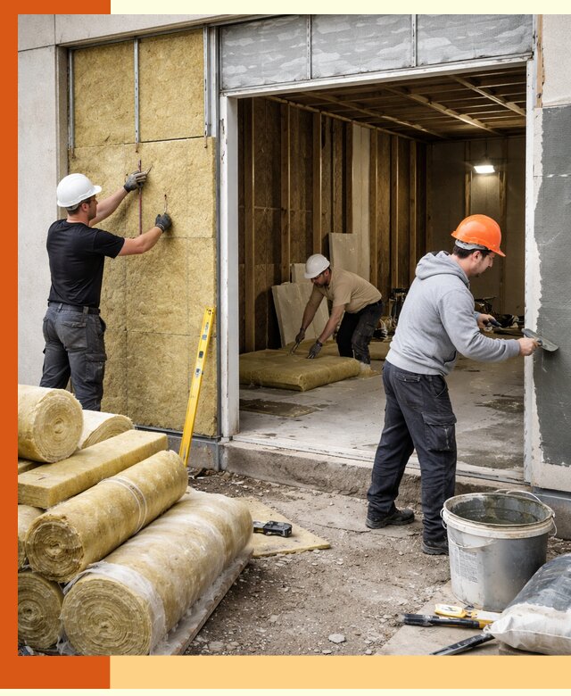 Утепление торгового павильона в Новотроицке — качественно и энергоэффективно