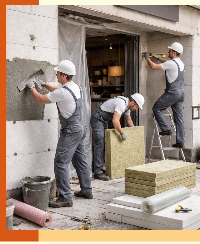 Утепление кафе в Новотроицке: профессиональная теплоизоляция и монтаж