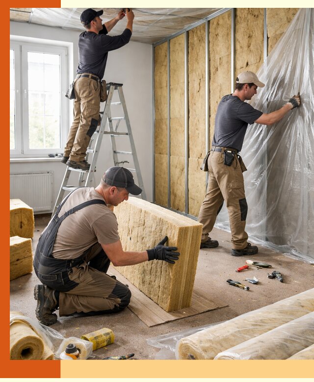 Утепление офисных помещений под ключ в Новотроицке