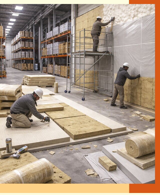 Утепление складского терминала в Новотроицке от 7851 руб./м² под ключ | ТепломастерНвт