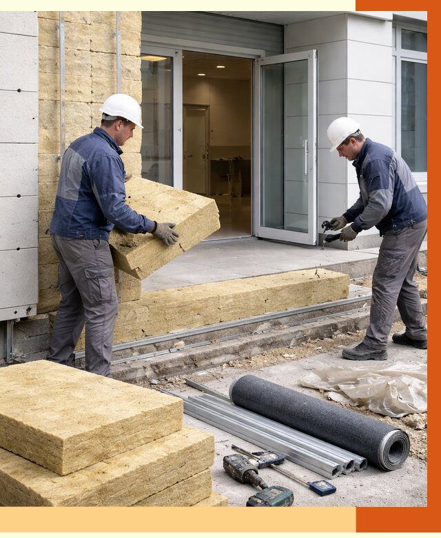 Утепление медицинского центра в Новотроицке под ключ от 13085 руб./м² | ТепломастерНвт