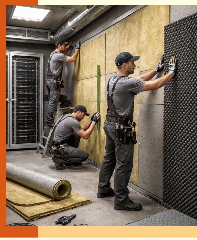 Утепление серверной комнаты профессионально в Новотроицке