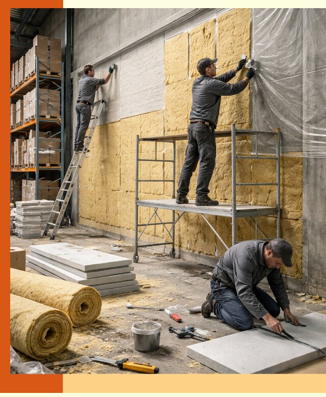 Утепление холодного склада под ключ в Новотроицке