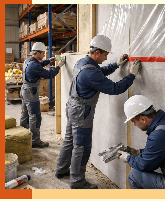 Утепление теплого склада под ключ в Новотроицке