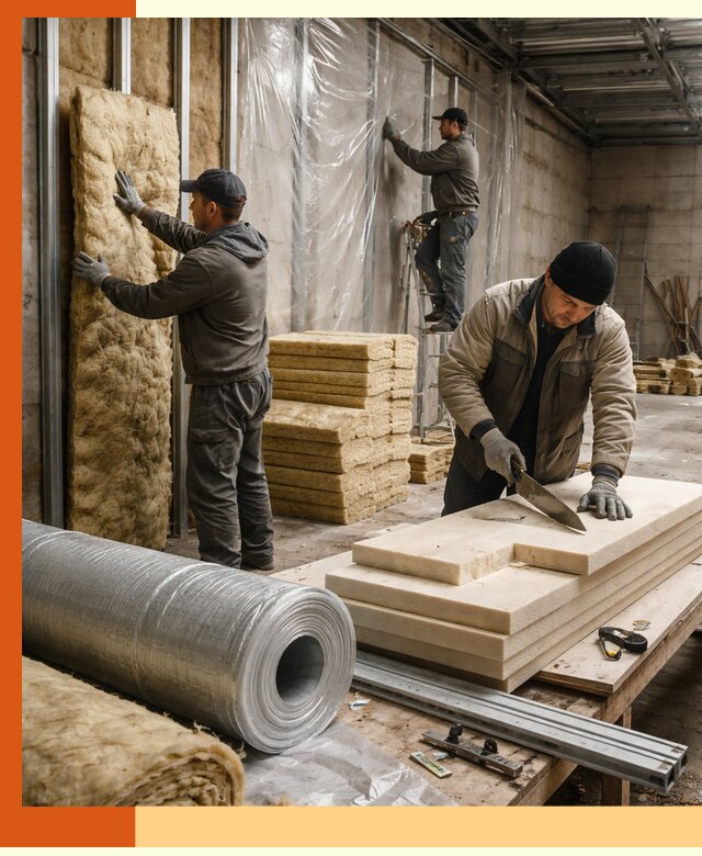 Утепление торгового склада в Новотроицке с энергоэффективными решениями