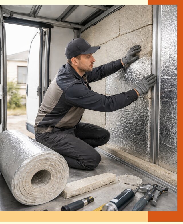 Утепление фургона рефрижератора в Новотроицке от 13085 руб./м² под ключ | ТепломастерНвт