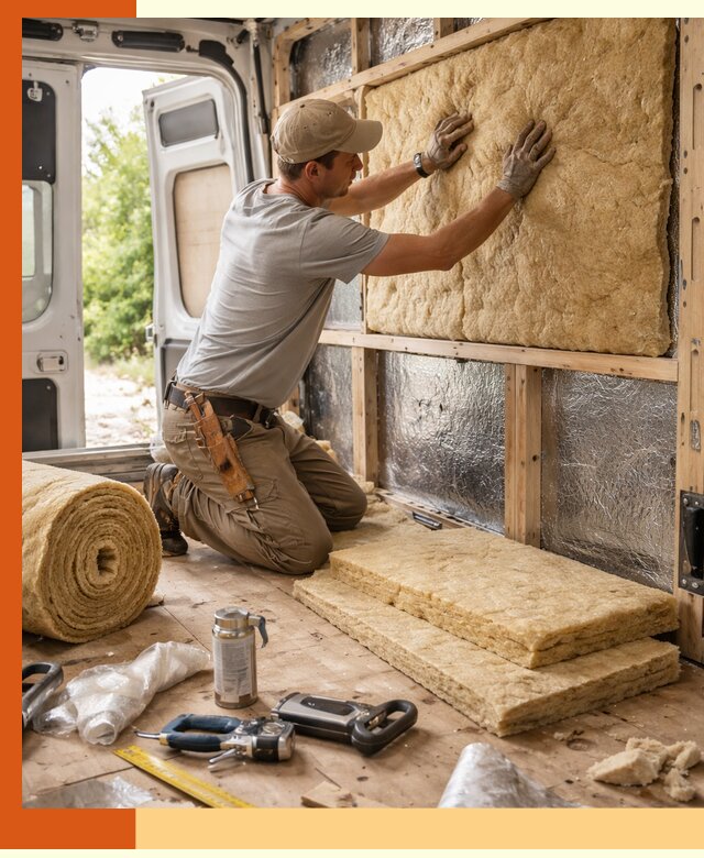 Утепление кемпера под ключ в Новотроицке с гарантией качества