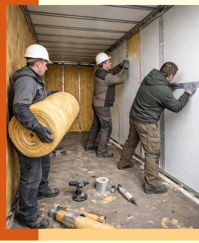 Утепление рефрижераторного контейнера в Новотроицке профессионально и надежно