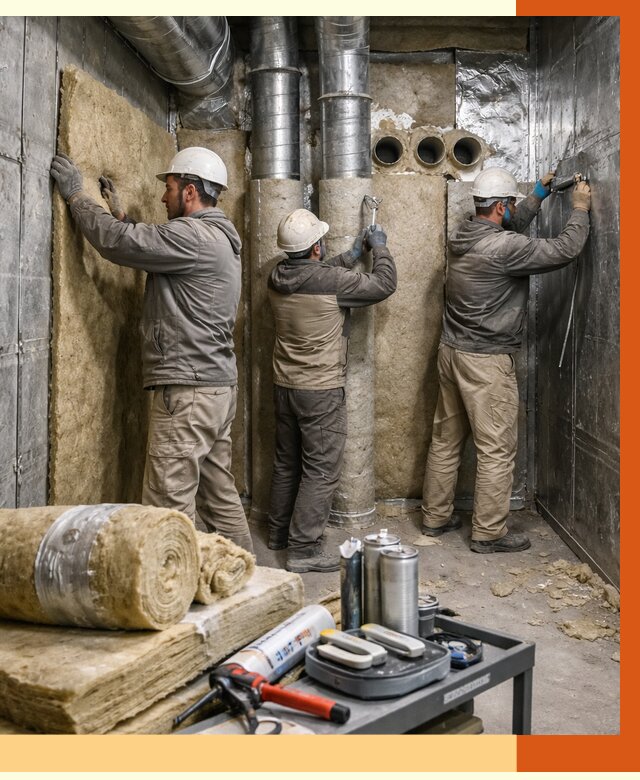 Утепление венткамеры в Новотроицке под ключ от 1518 руб. — профессионально | ТепломастерНвт