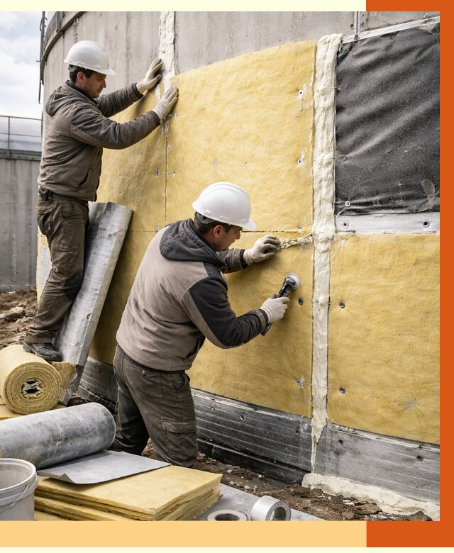 Утепление резервуара в Новотроицке от 28787 руб/м2 — монтаж ППУ и комплекс под ключ | ТепломастерНвт