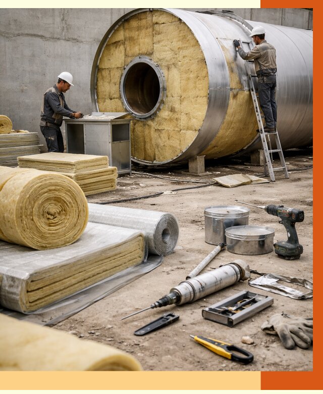 Утепление резервуара с топливом в Новотроицке от 28787 руб. под ключ | ТепломастерНвт