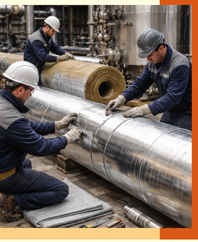 Утепление технологического оборудования в Новотроицке от 4397 руб. за м2 | ТепломастерНвт