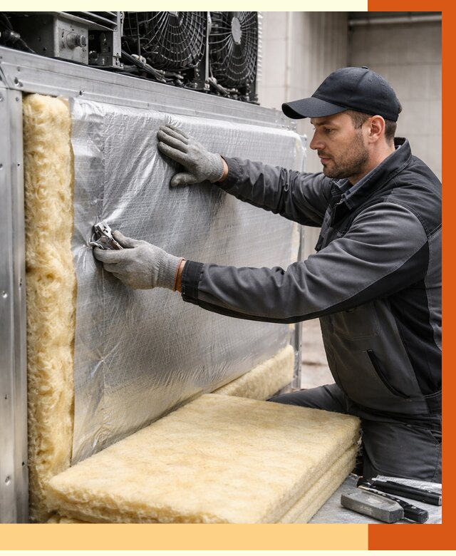 Утепление холодильного агрегата в Новотроицке от 8898 руб. под ключ | ТепломастерНвт