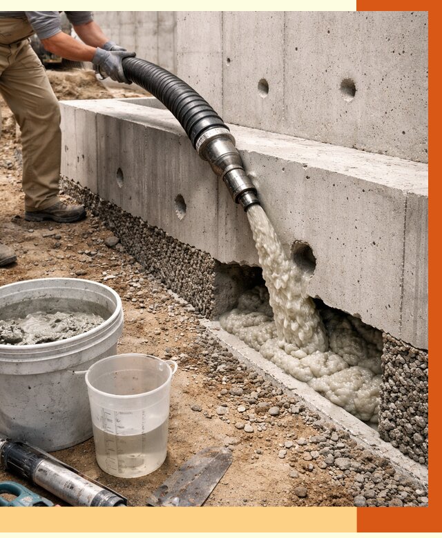 Заполнение полостей фундамента в Новотроицке от 7118 руб. под ключ | ТепломастерНвт