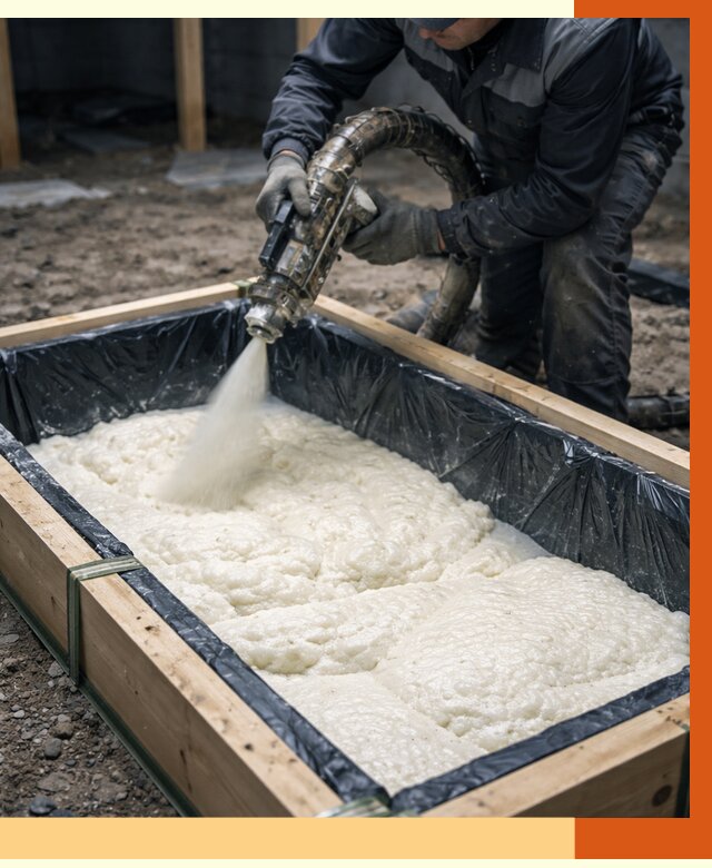 Заливка ППУ в формы в Новотроицке от 2617 руб. — утепление форм под ключ | ТепломастерНвт