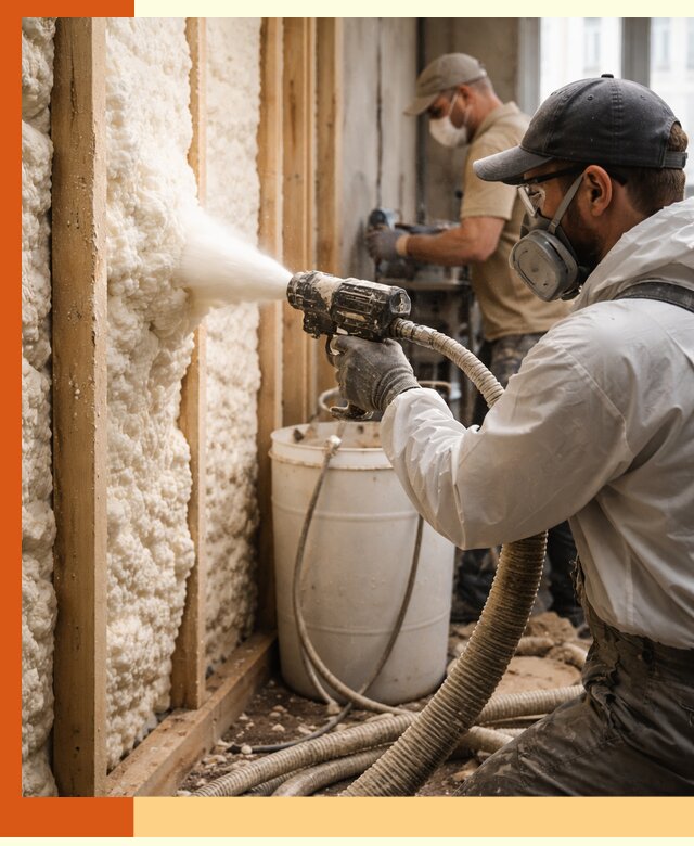 Утепление пеноизолом жилых и коммерческих объектов в Новотроицке