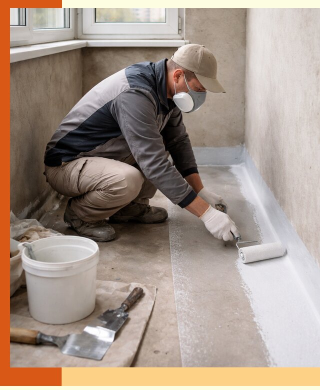 Утепление балкона жидкой теплоизоляцией в Новотроицке