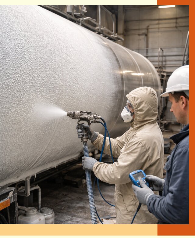 Утепление автоцистерны жидкой теплоизоляцией в Новотроицке от 15179 руб. под ключ | ТепломастерНвт
