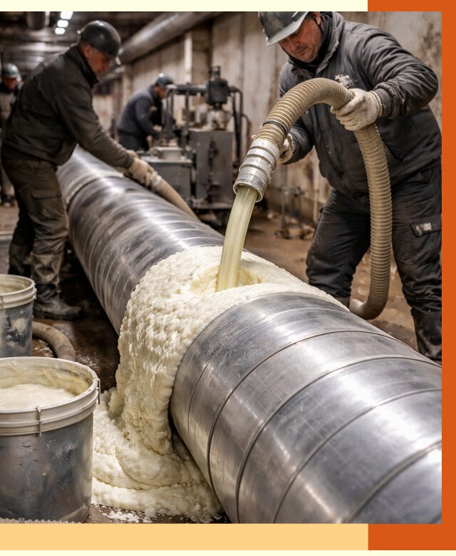 Утепление теплотрассы жидкой теплоизоляцией в Новотроицке от 4397 руб. | ТепломастерНвт