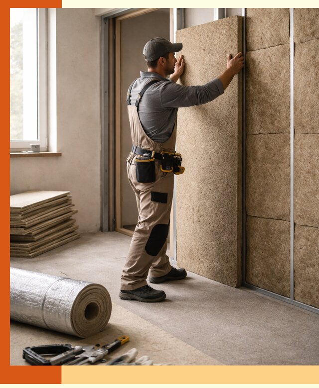 Шумоизоляция дома в Новотроицке — комплексная защита от шума