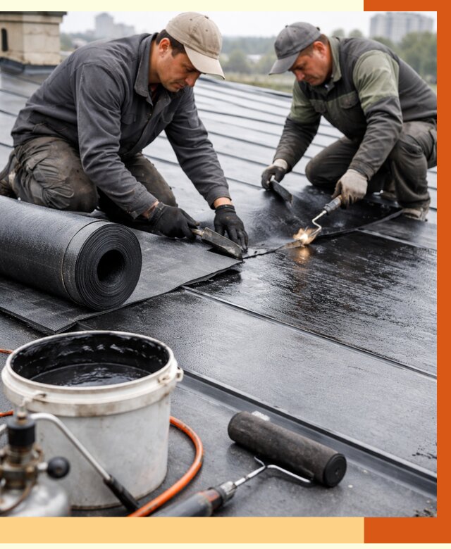 Гидроизоляция фальцевой кровли в Новотроицке от 7851 руб. под ключ | ТепломастерНвт