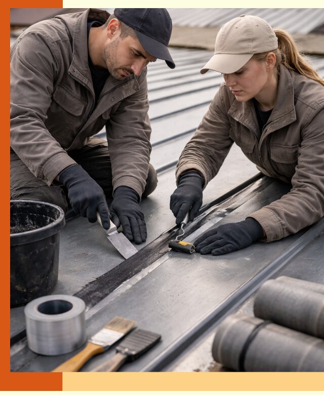 Гидроизоляция фальцевой кровли в Новотроицке качественно и надежно