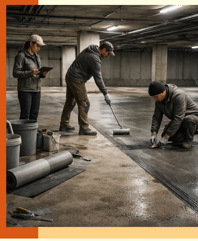 Гидроизоляция паркинга в Новотроицке: качественная защита зданий