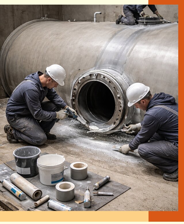 Гидроизоляция резервуара с топливом в Новотроицке от 78510 руб. под ключ | ТепломастерНвт