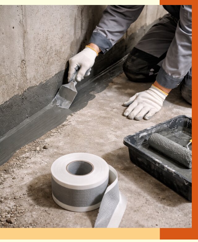 Гидроизоляция швов и герметизация стыков в Новотроицке от 1309 руб. | ТепломастерНвт