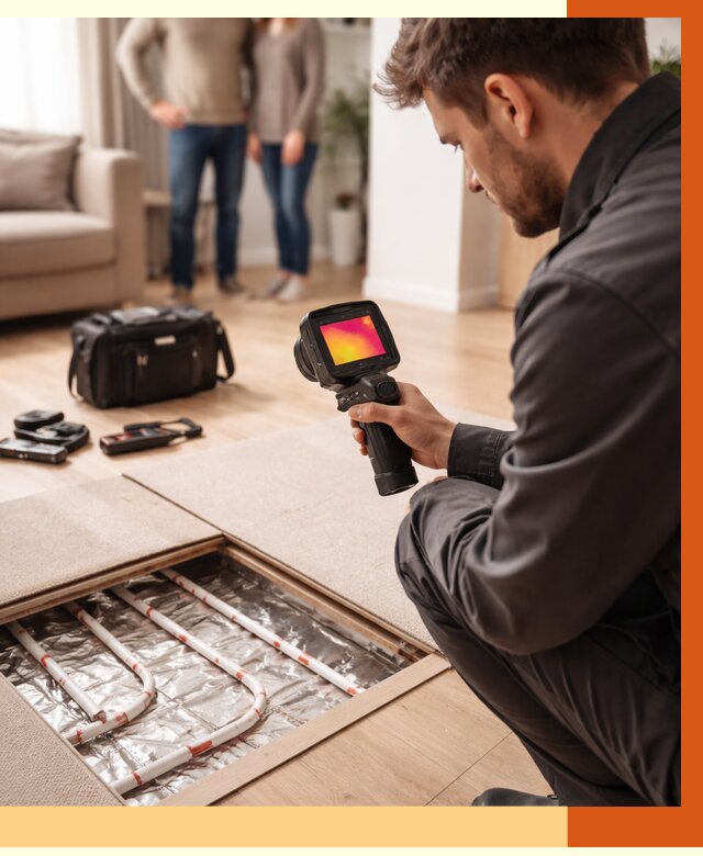 Тепловизионное обследование теплого пола в Новотроицке от 4711 руб. — ТепломастерНвт