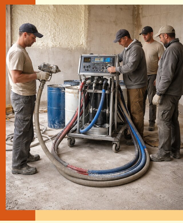 Аренда установки для напыления ППУ в Новотроицке на выгодных условиях